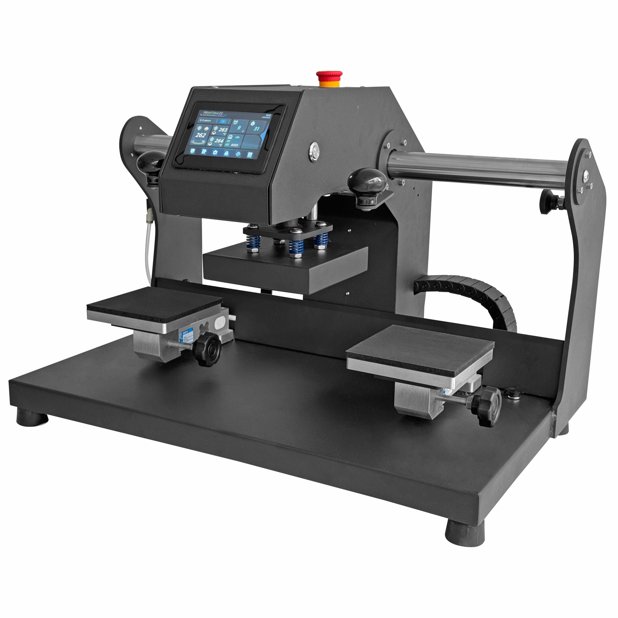 Hyper Stamp 6" x 6" Label Press - Industrial Heavy Duty Heat Press with Smart Control Touch Screen